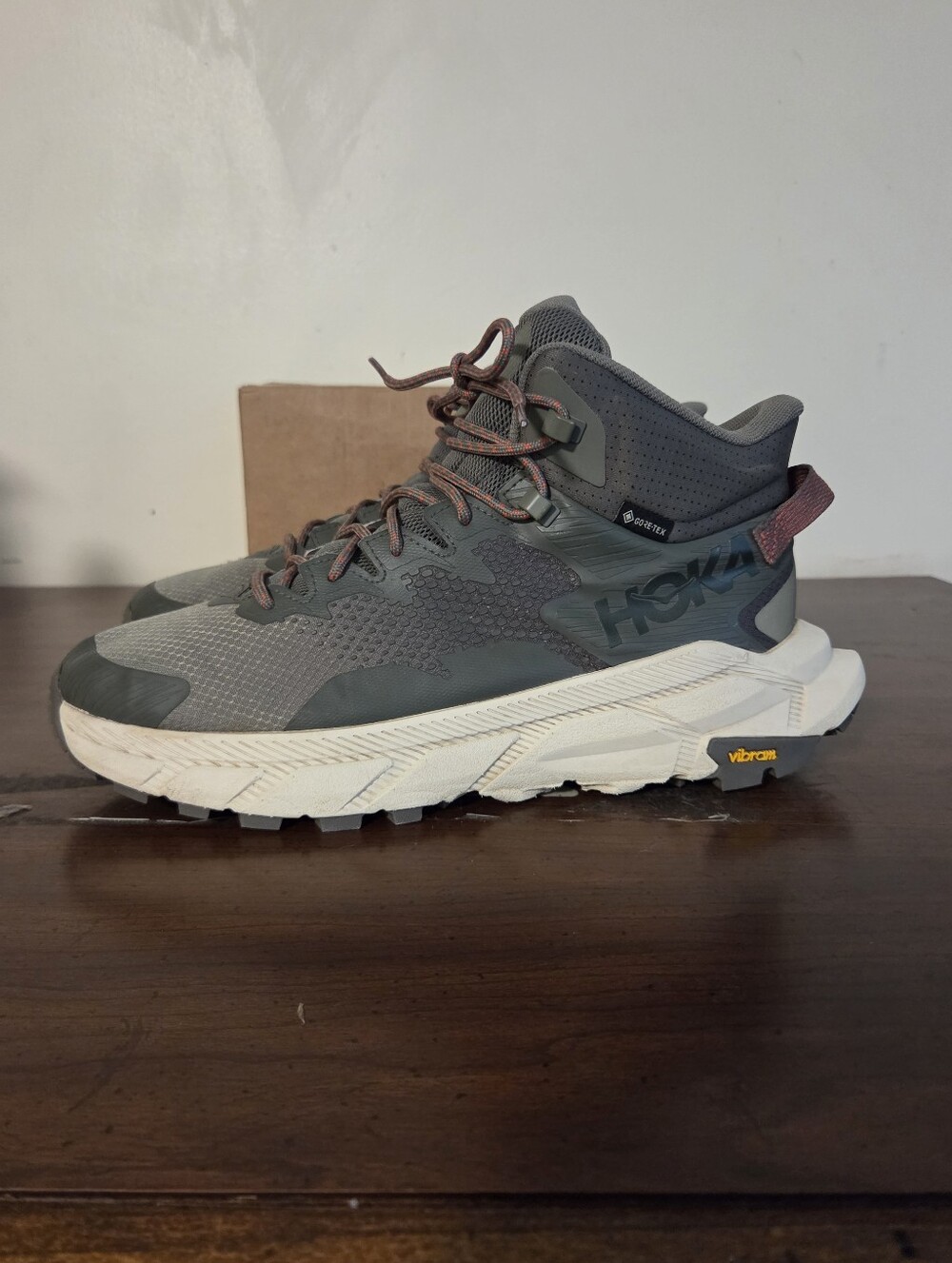 Hoka Trail Code GTX Mens 9D Stormy Weather Waterproof Hiking Boots 1123165